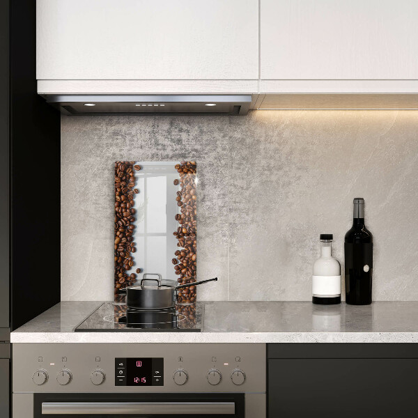 Osłona na ścianę w kuchni Kawa ziarna