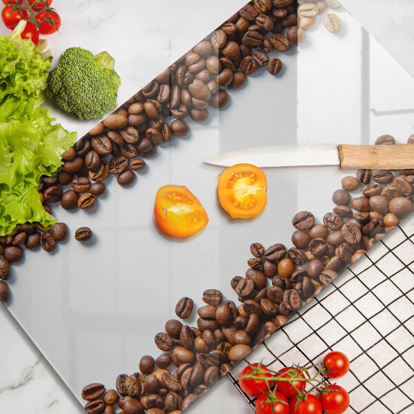 Osłona na ścianę w kuchni Kawa ziarna