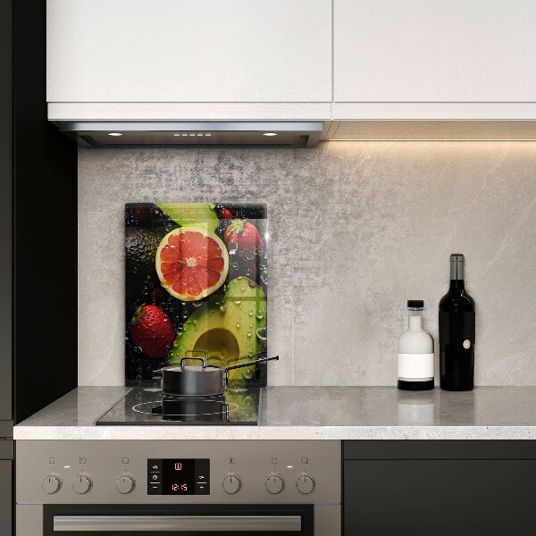 Osłona na ścianę w kuchni Owoce i warzywa