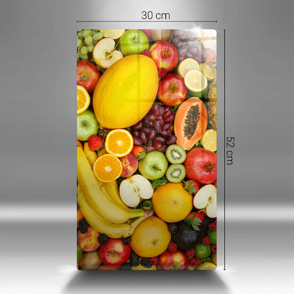 Osłona na ścianę w kuchni Kolekcja owoców