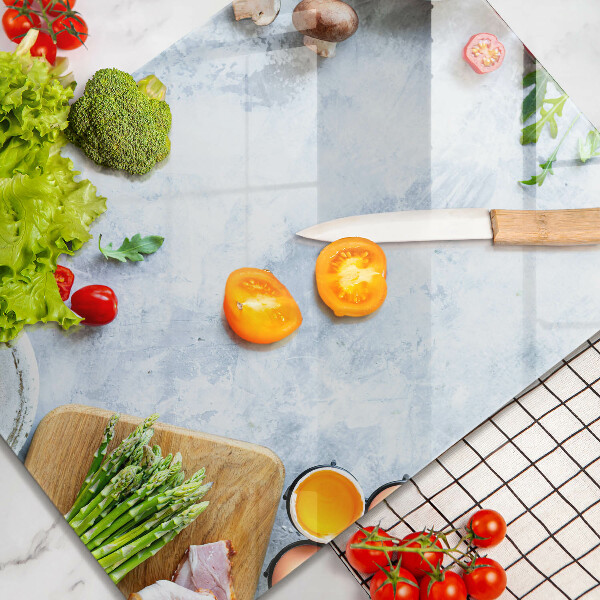 Osłona na ścianę w kuchni Składniki w kuchni