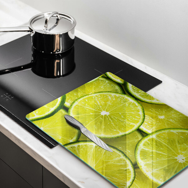 Osłona na ścianę w kuchni Plasterki limonki