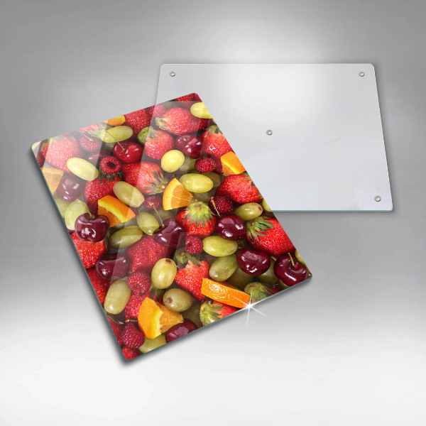 Osłona na ścianę do kuchni Letnie owoce