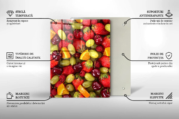 Osłona na ścianę do kuchni Letnie owoce