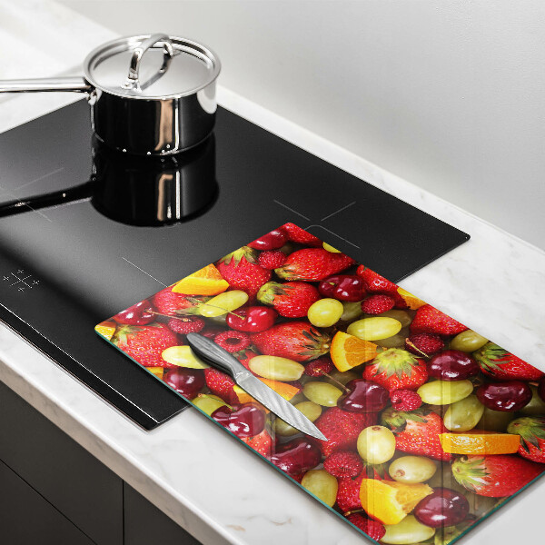 Osłona na ścianę do kuchni Letnie owoce