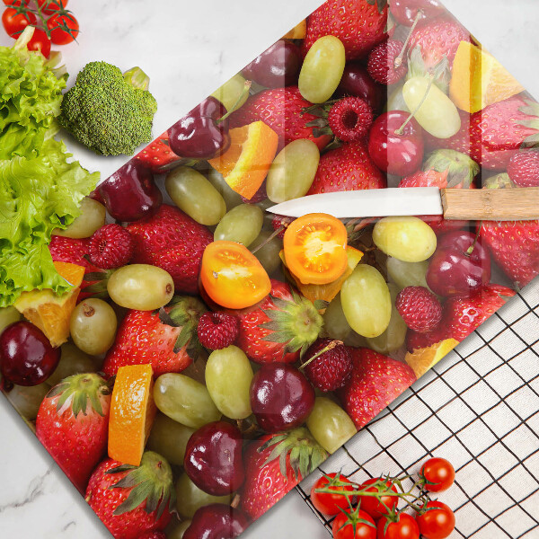 Osłona na ścianę do kuchni Letnie owoce