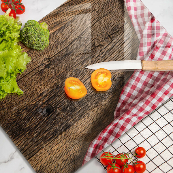 Osłona na ścianę do kuchni Drewniany stół