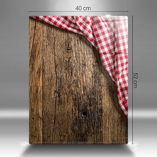 Osłona na ścianę do kuchni Drewniany stół