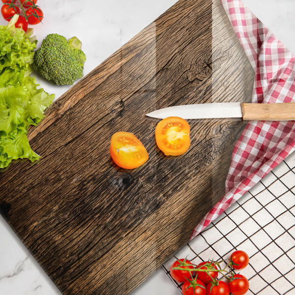 Osłona na ścianę do kuchni Drewniany stół