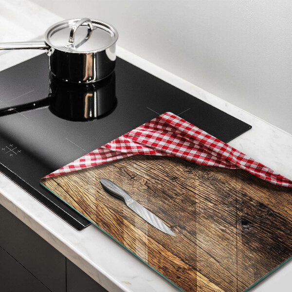 Osłona na ścianę do kuchni Drewniany stół