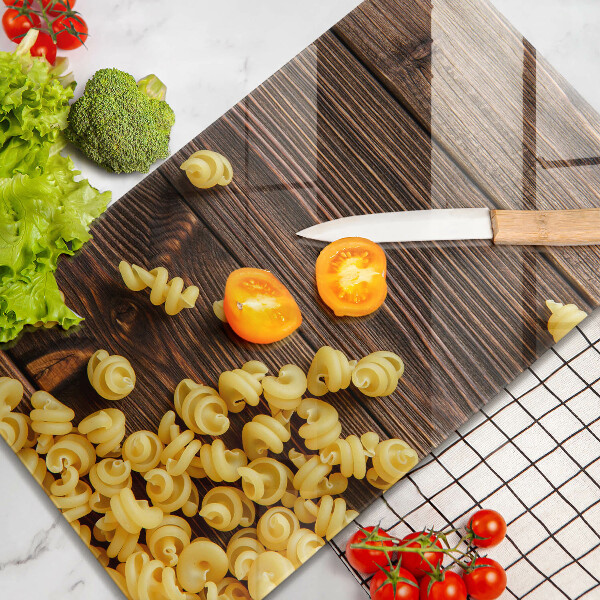 Osłona na ścianę do kuchni Makaron na stole