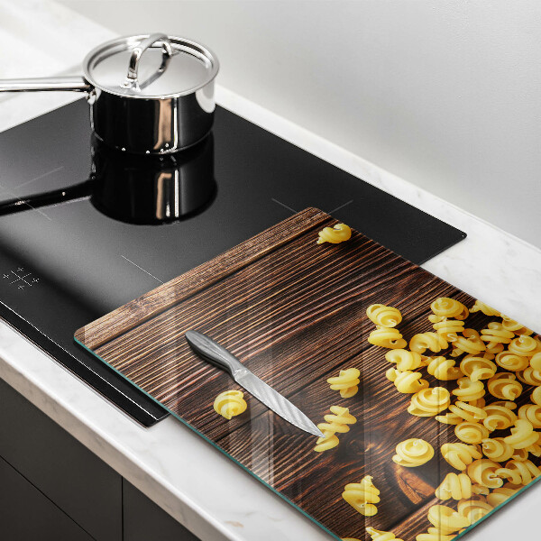 Osłona na ścianę do kuchni Makaron na stole