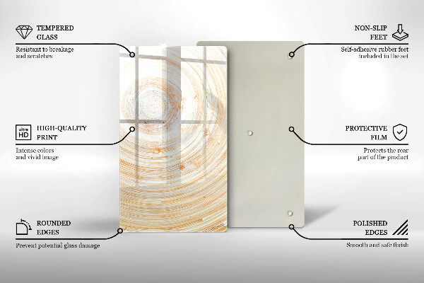 Osłona na ścianę do kuchni Tekstura drewna