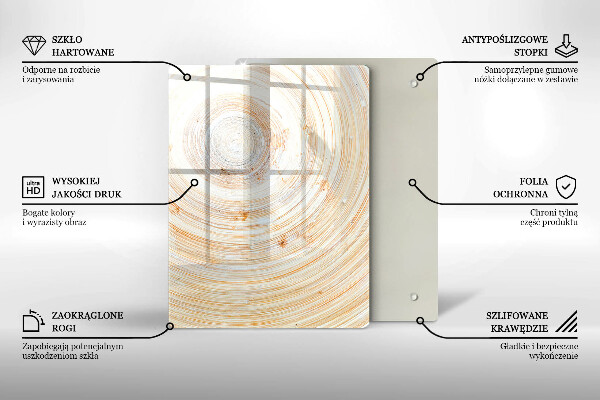 Osłona na ścianę do kuchni Tekstura drewna