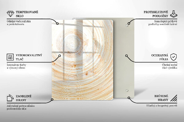 Osłona na ścianę do kuchni Tekstura drewna
