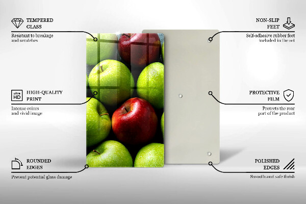 Osłona na ścianę do kuchni Soczyste jabłka