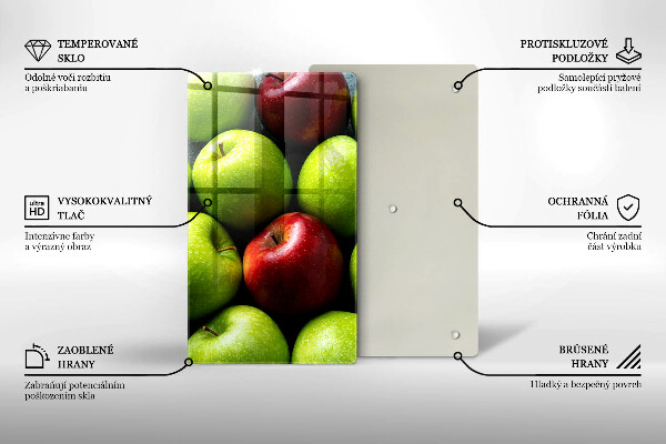 Osłona na ścianę do kuchni Soczyste jabłka