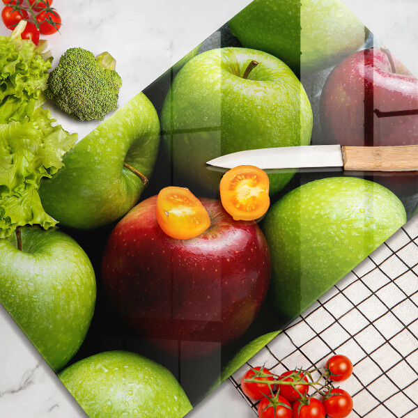 Osłona na ścianę do kuchni Soczyste jabłka