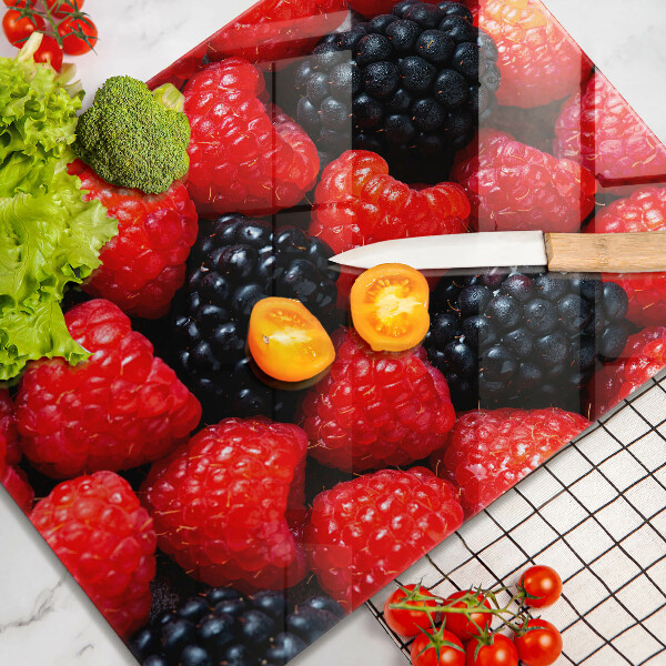 Osłona na ścianę do kuchni Maliny i jeżyny