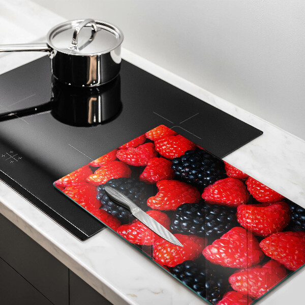 Osłona na ścianę do kuchni Maliny i jeżyny