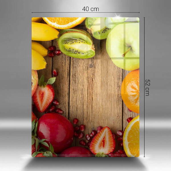 Osłona na ścianę do kuchni Świeże owoce