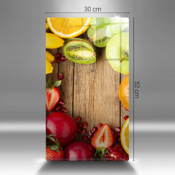 Osłona na ścianę do kuchni Świeże owoce