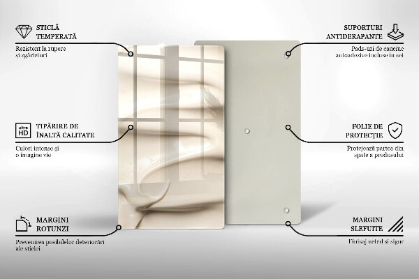 Osłona na ścianę do kuchni Kremowe lody