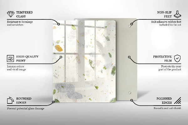 Osłona na ścianę do kuchni Spadające liście