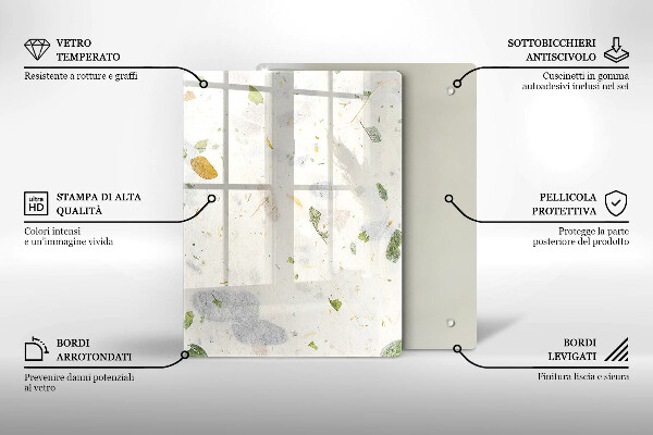 Osłona na ścianę do kuchni Spadające liście