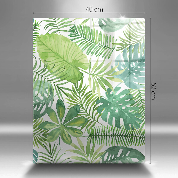 Osłona ściany przy kuchence gazowej Akwarele boho liście