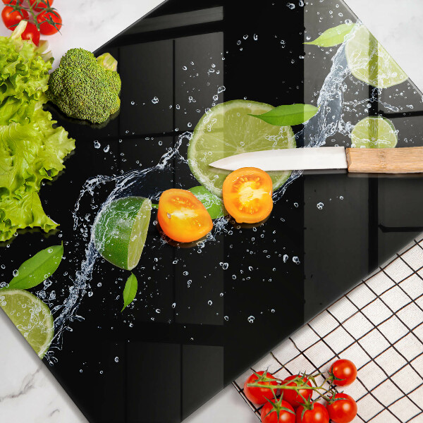 Osłona do kuchni na ścianę Soczyste limonki w wodzie