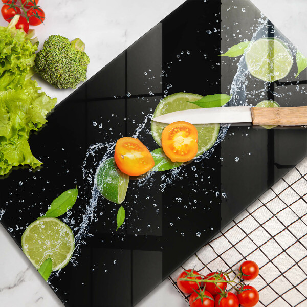 Osłona do kuchni na ścianę Soczyste limonki w wodzie