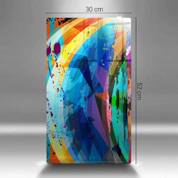 Osłona ściany przy kuchence gazowej Kolorowe plamy farb