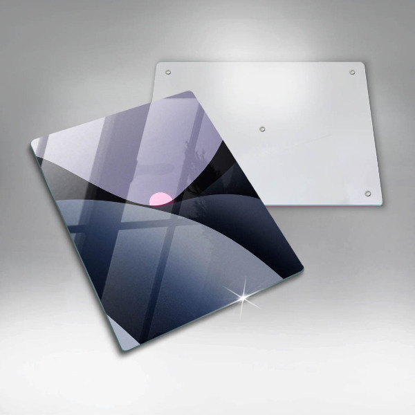 Osłona ściany przy kuchence gazowej Abstrakcja kształty