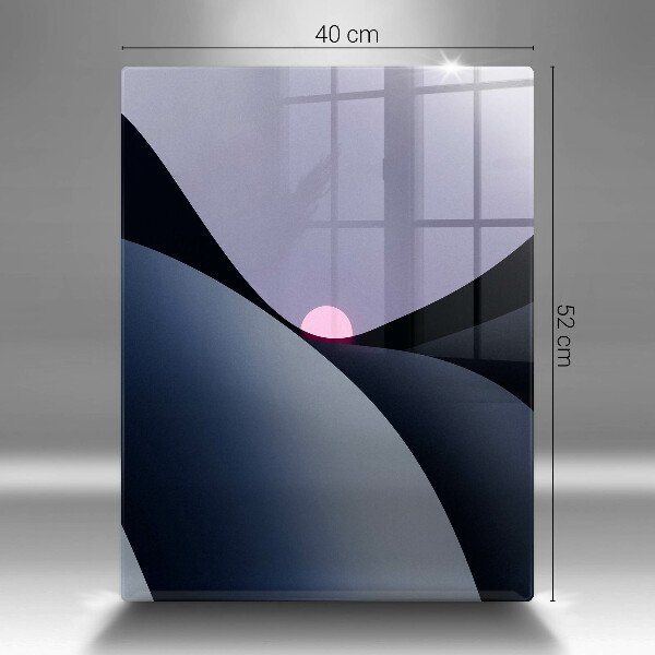 Osłona ściany przy kuchence gazowej Abstrakcja kształty