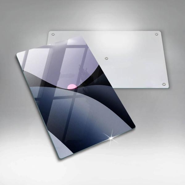 Osłona ściany przy kuchence gazowej Abstrakcja kształty