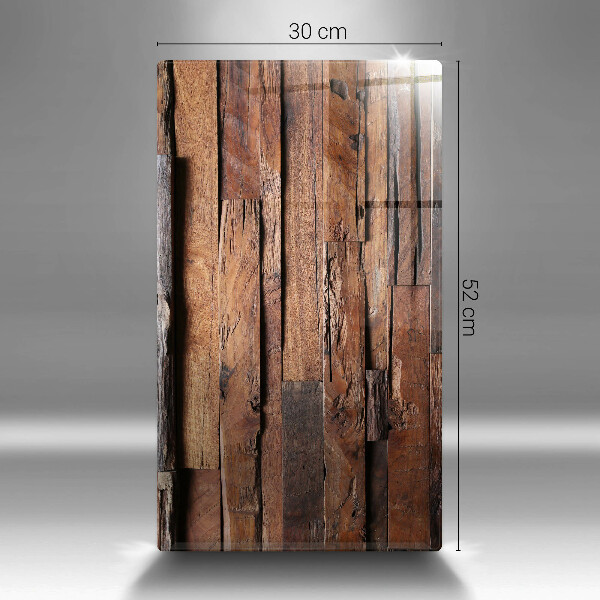 Osłona ściany przy kuchence gazowej Ozdobne deski drewno