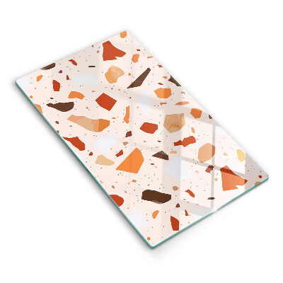 Osłona ściany przy kuchence gazowej Dekoracyjny gres kamień