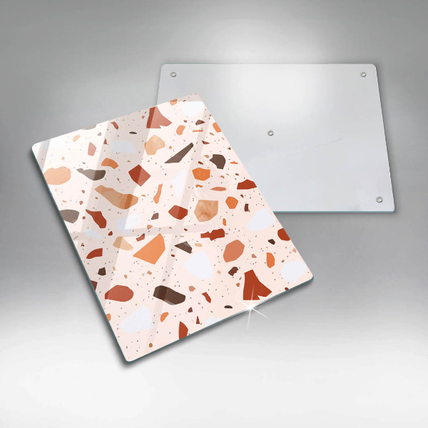 Osłona ściany przy kuchence gazowej Dekoracyjny gres kamień