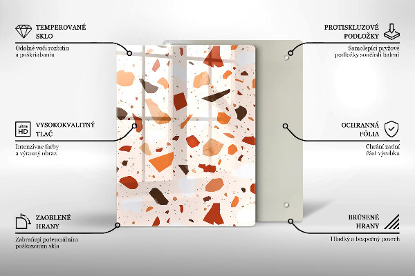 Osłona ściany przy kuchence gazowej Dekoracyjny gres kamień