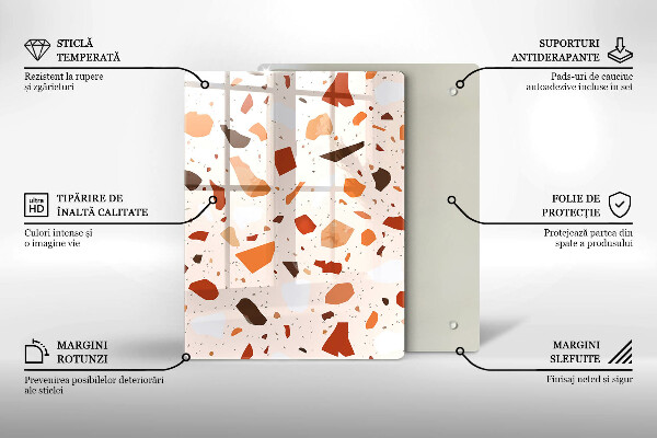 Osłona ściany przy kuchence gazowej Dekoracyjny gres kamień