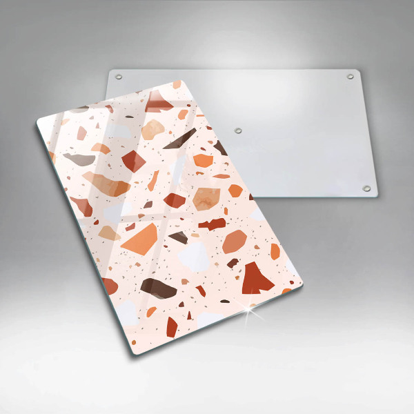 Osłona ściany przy kuchence gazowej Dekoracyjny gres kamień