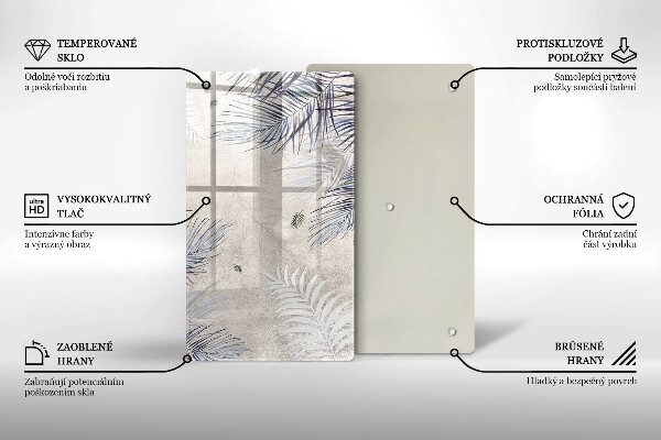 Płyta ochronna na indukcję Subtelne liście