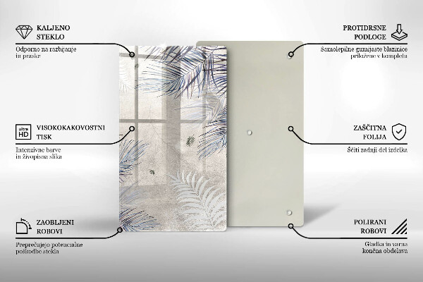 Płyta ochronna na indukcję Subtelne liście