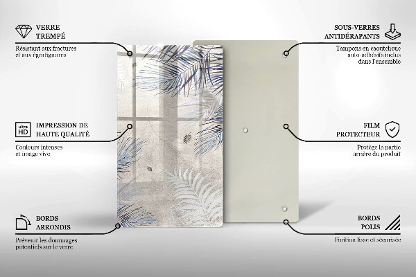 Płyta ochronna na indukcję Subtelne liście