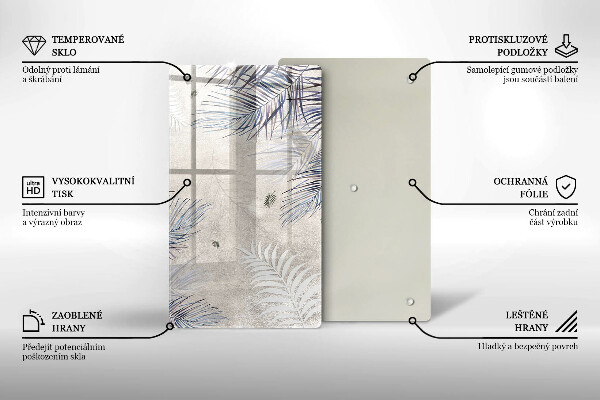 Płyta ochronna na indukcję Subtelne liście