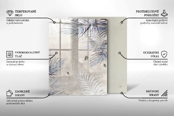 Płyta ochronna na indukcję Subtelne liście