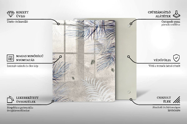 Płyta ochronna na indukcję Subtelne liście