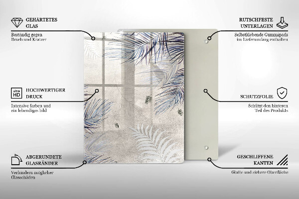 Płyta ochronna na indukcję Subtelne liście