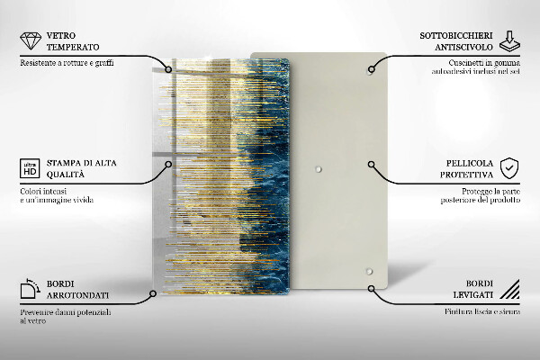 Osłona ściany przy kuchence gazowej Designerska abstrakcja